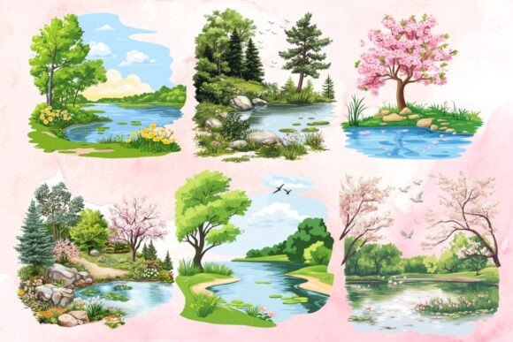 Download Spring Lake Clipart Clipart - Lake clipart Collection