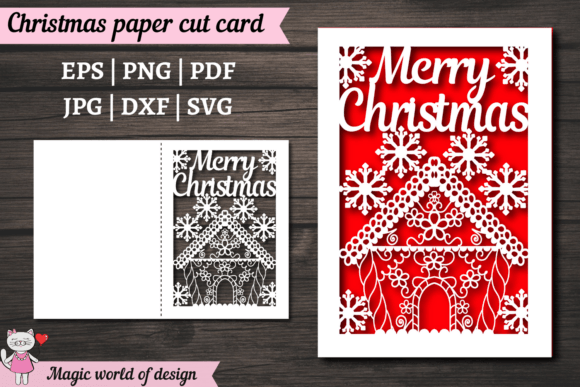 Download Merry Christmas Gingerbread House Card - Gingerbread house card Collection