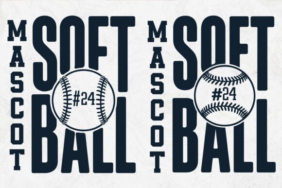 Download Softball Team Mascot SVG Template, Shirt - Softball team Collection