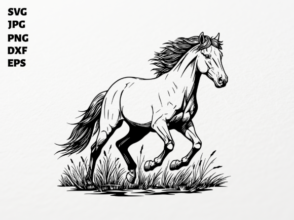 Download Running Horse SVG for Cricut Sublimation - Svg for cricut Collection