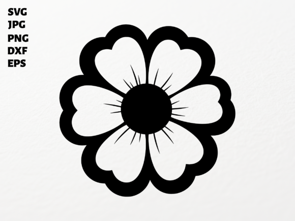 Download Simple Petal Flower SVG for Cricut - Svg for cricut Collection
